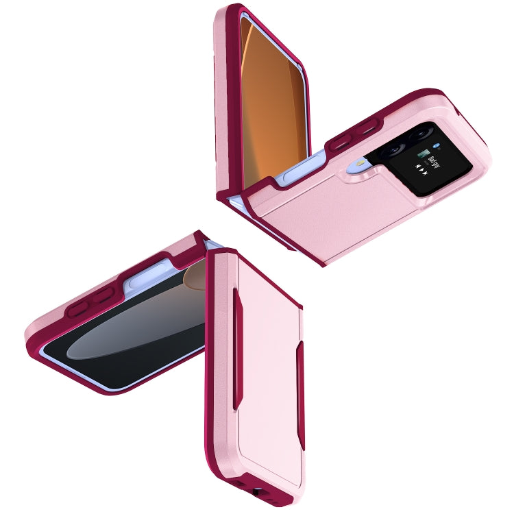 For Samsung Galaxy Z Flip4 Pioneer Armor Heavy Duty PC + TPU Phone Case