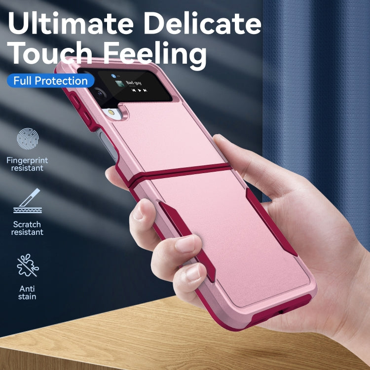 For Samsung Galaxy Z Flip4 Pioneer Armor Heavy Duty PC + TPU Phone Case