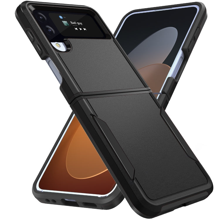 For Samsung Galaxy Z Flip4 Pioneer Armor Heavy Duty PC + TPU Phone Case