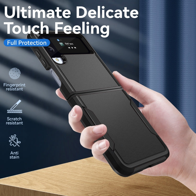 For Samsung Galaxy Z Flip4 Pioneer Armor Heavy Duty PC + TPU Phone Case