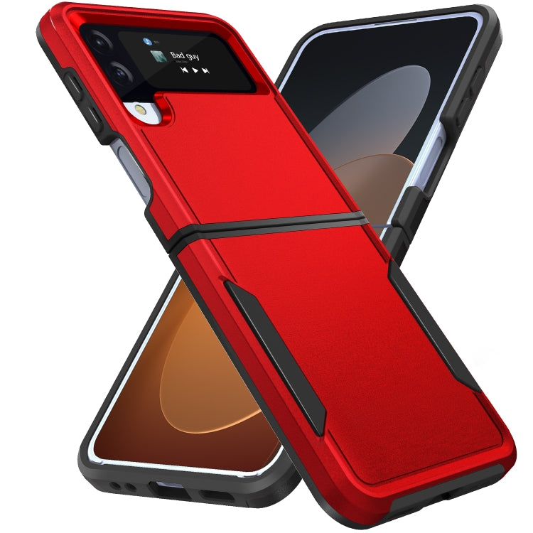 For Samsung Galaxy Z Flip4 Pioneer Armor Heavy Duty PC + TPU Phone Case
