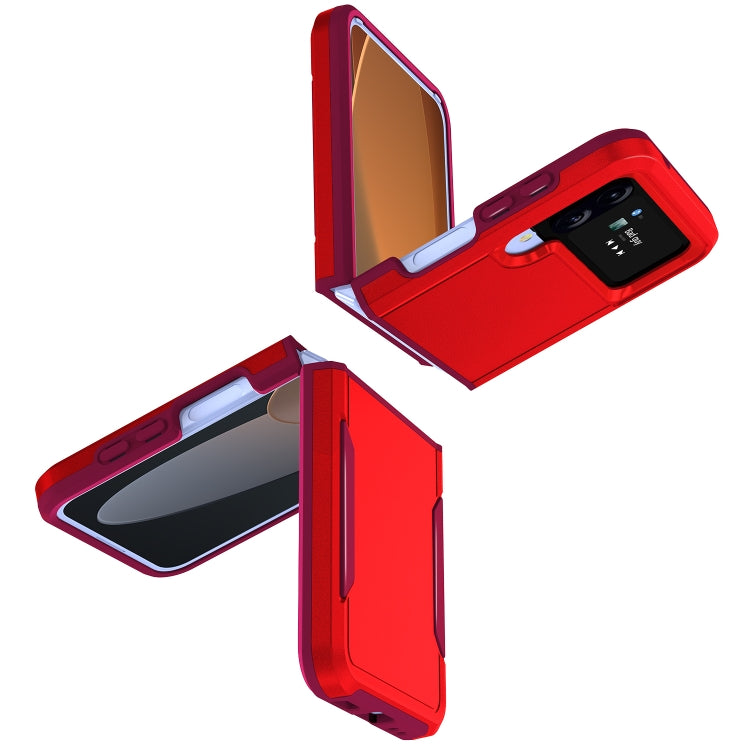 For Samsung Galaxy Z Flip4 Pioneer Armor Heavy Duty PC + TPU Phone Case