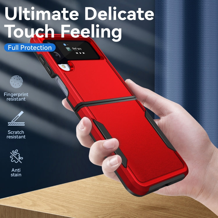For Samsung Galaxy Z Flip4 Pioneer Armor Heavy Duty PC + TPU Phone Case