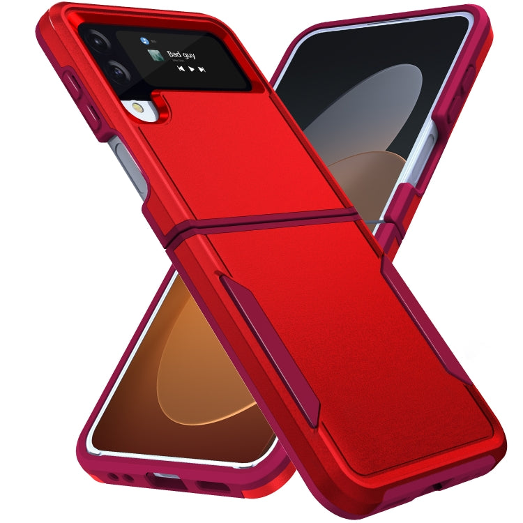 For Samsung Galaxy Z Flip4 Pioneer Armor Heavy Duty PC + TPU Phone Case