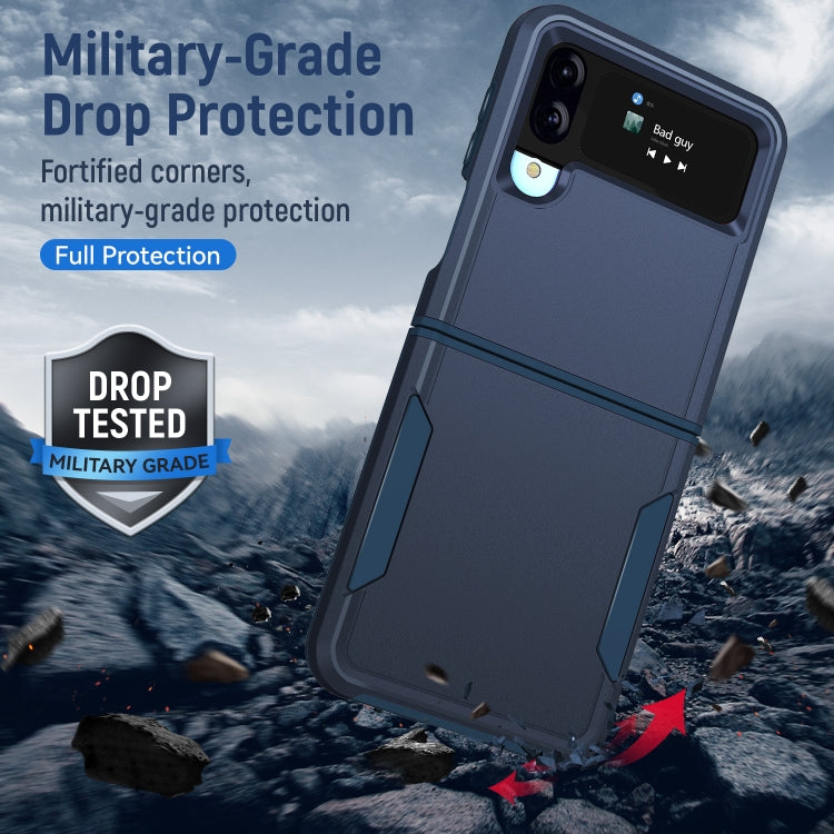 For Samsung Galaxy Z Flip4 Pioneer Armor Heavy Duty PC + TPU Phone Case