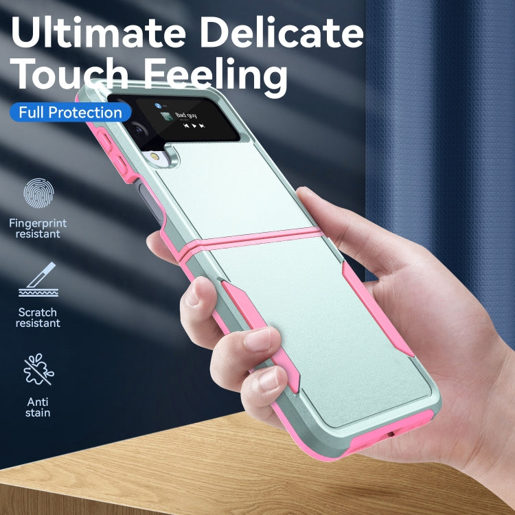 For Samsung Galaxy Z Flip4 Pioneer Armor Heavy Duty PC + TPU Phone Case