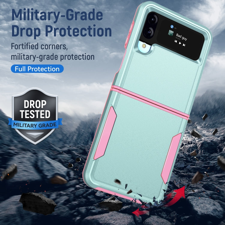 For Samsung Galaxy Z Flip4 Pioneer Armor Heavy Duty PC + TPU Phone Case