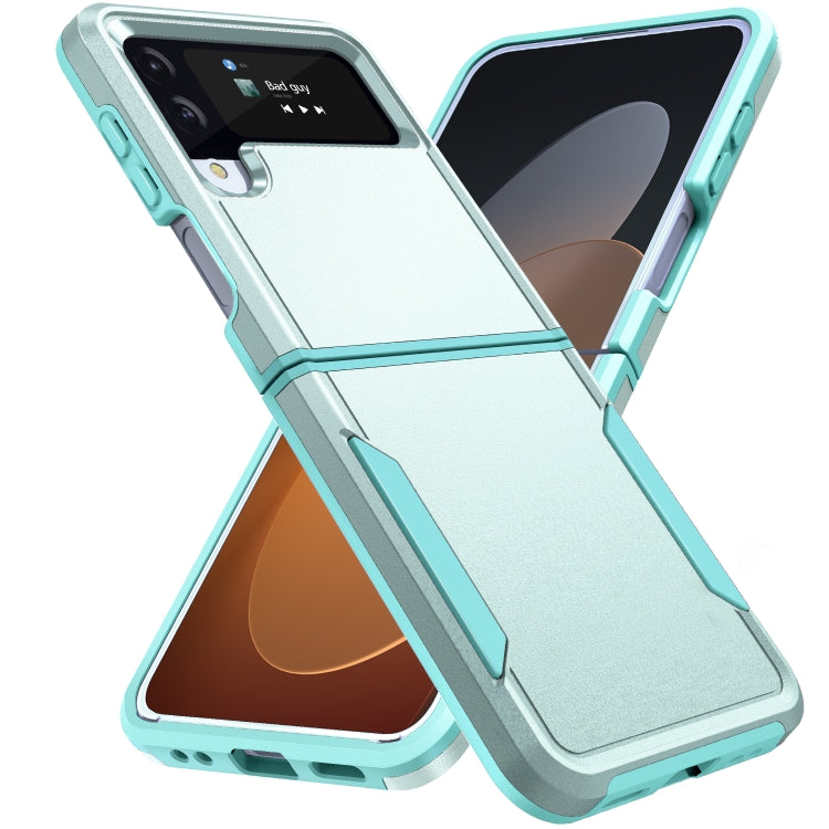 For Samsung Galaxy Z Flip4 Pioneer Armor Heavy Duty PC + TPU Phone Case