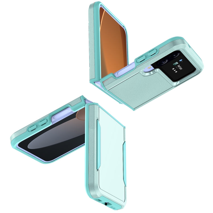 For Samsung Galaxy Z Flip4 Pioneer Armor Heavy Duty PC + TPU Phone Case