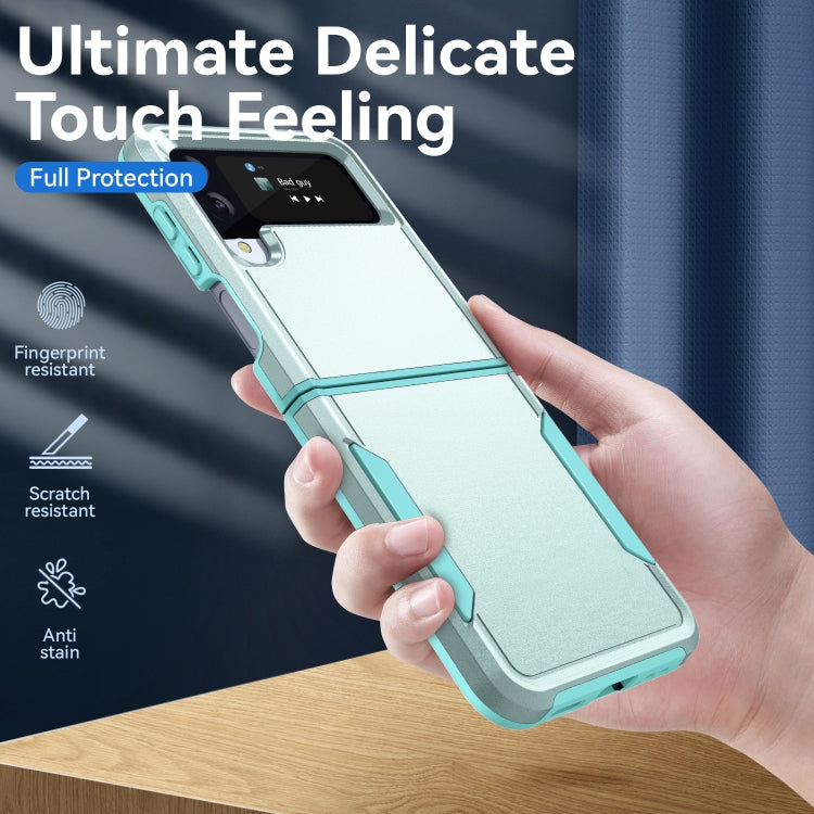 For Samsung Galaxy Z Flip4 Pioneer Armor Heavy Duty PC + TPU Phone Case