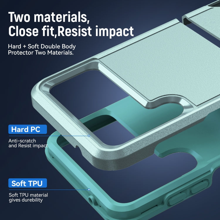 For Samsung Galaxy Z Flip4 Pioneer Armor Heavy Duty PC + TPU Phone Case