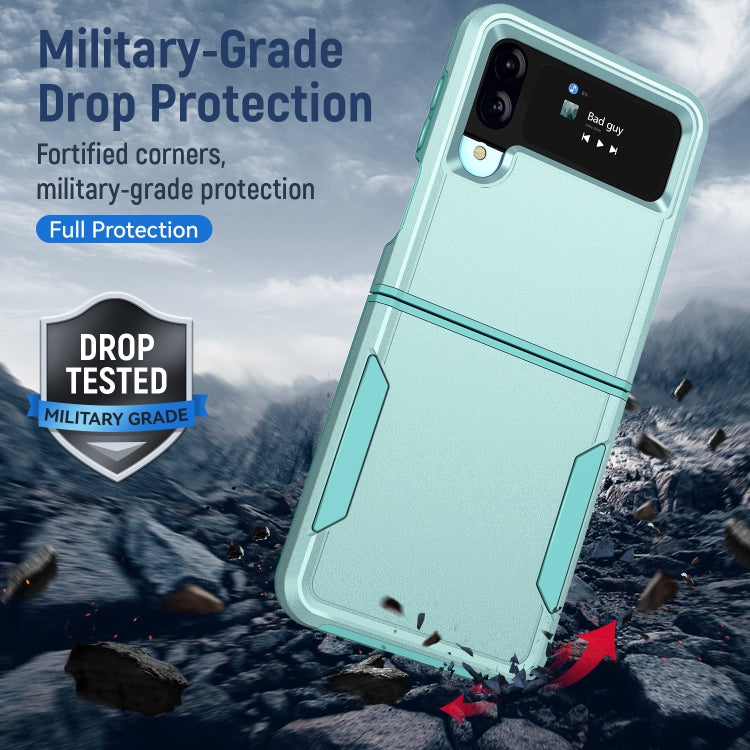 For Samsung Galaxy Z Flip4 Pioneer Armor Heavy Duty PC + TPU Phone Case