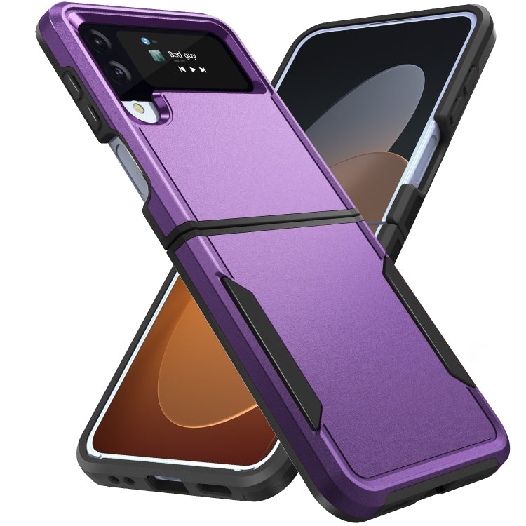 For Samsung Galaxy Z Flip4 Pioneer Armor Heavy Duty PC + TPU Phone Case