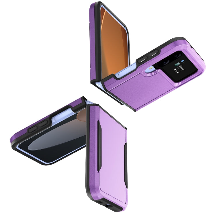 For Samsung Galaxy Z Flip4 Pioneer Armor Heavy Duty PC + TPU Phone Case