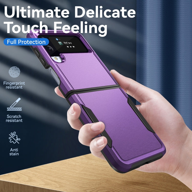 For Samsung Galaxy Z Flip4 Pioneer Armor Heavy Duty PC + TPU Phone Case