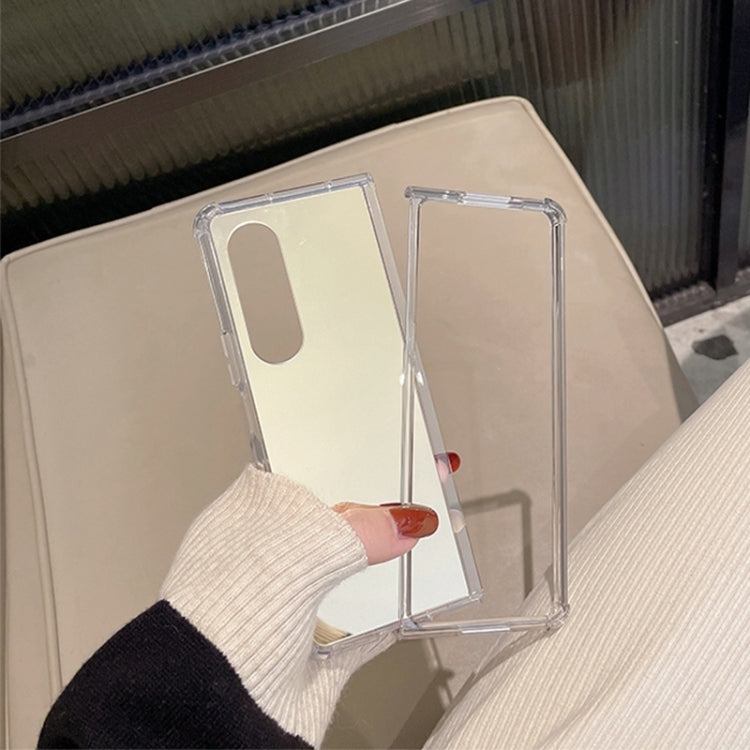 For Samsung Galaxy Z Fold4 Mirror Noodle PC Phone Case