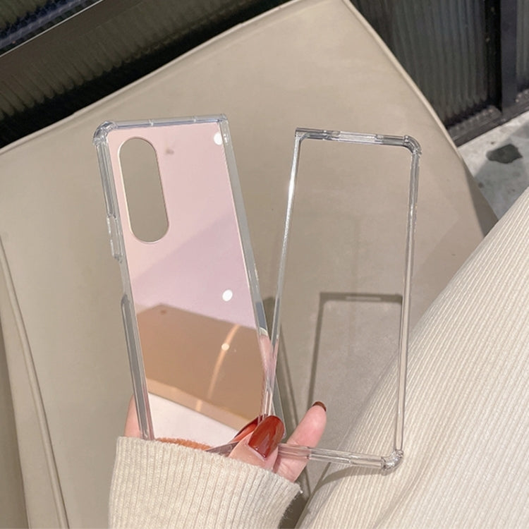 For Samsung Galaxy Z Fold4 Mirror Noodle PC Phone Case