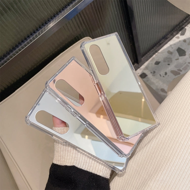 For Samsung Galaxy Z Fold4 Mirror Noodle PC Phone Case