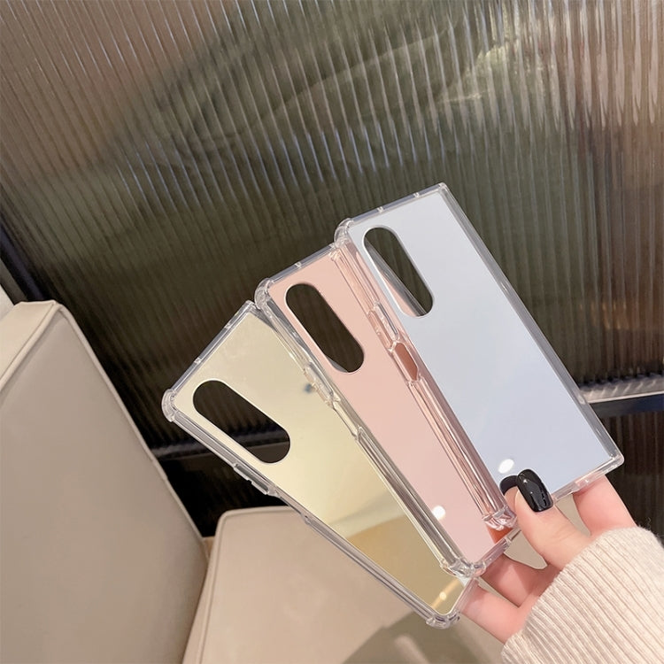 For Samsung Galaxy Z Fold4 Mirror Noodle PC Phone Case