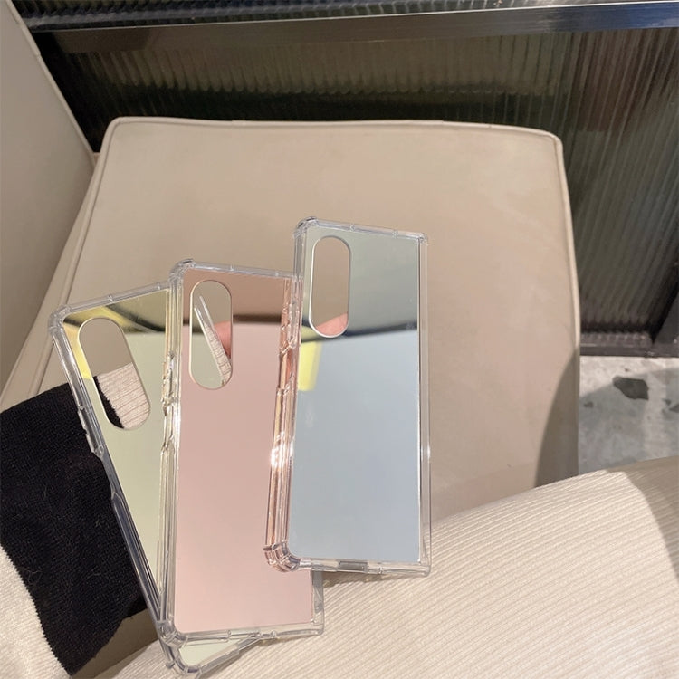 For Samsung Galaxy Z Fold4 Mirror Noodle PC Phone Case