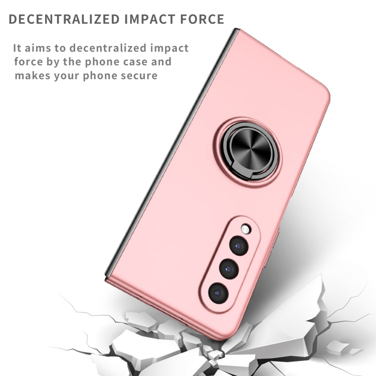 For Samsung Galaxy Z Fold4 Armor Ring Holder Phone Case