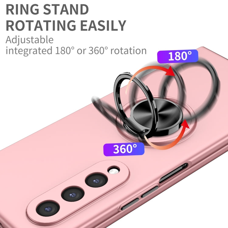 For Samsung Galaxy Z Fold4 Armor Ring Holder Phone Case