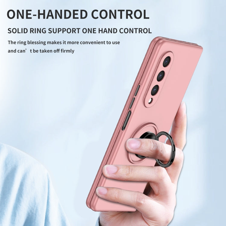 For Samsung Galaxy Z Fold4 Armor Ring Holder Phone Case