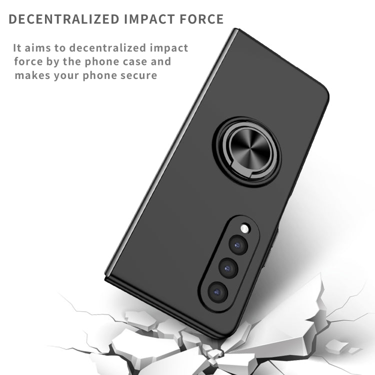 For Samsung Galaxy Z Fold4 Armor Ring Holder Phone Case