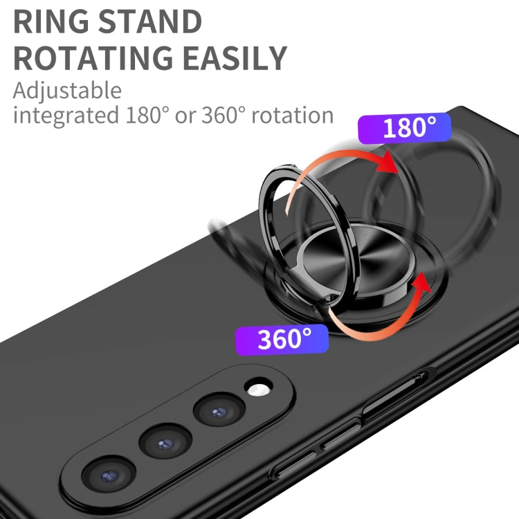 For Samsung Galaxy Z Fold4 Armor Ring Holder Phone Case