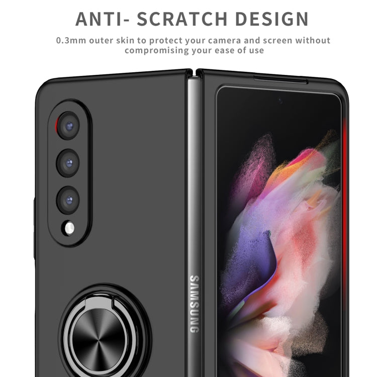 For Samsung Galaxy Z Fold4 Armor Ring Holder Phone Case