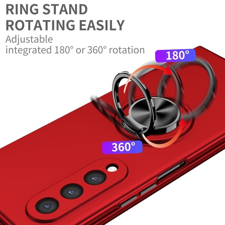 For Samsung Galaxy Z Fold4 Armor Ring Holder Phone Case