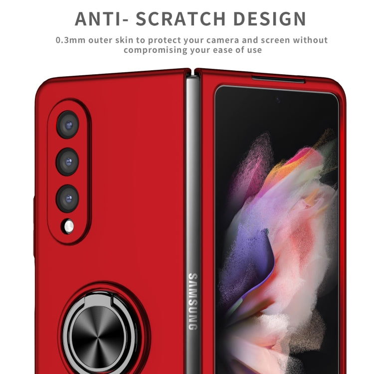 For Samsung Galaxy Z Fold4 Armor Ring Holder Phone Case