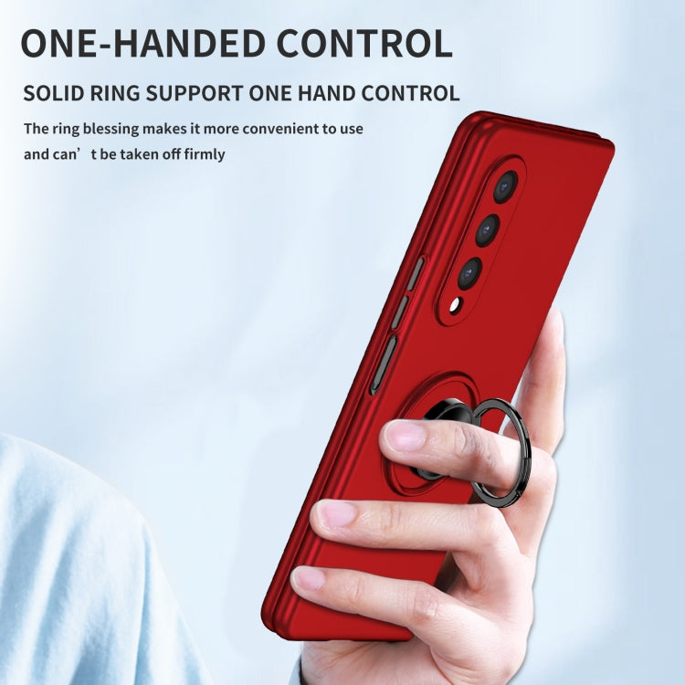 For Samsung Galaxy Z Fold4 Armor Ring Holder Phone Case