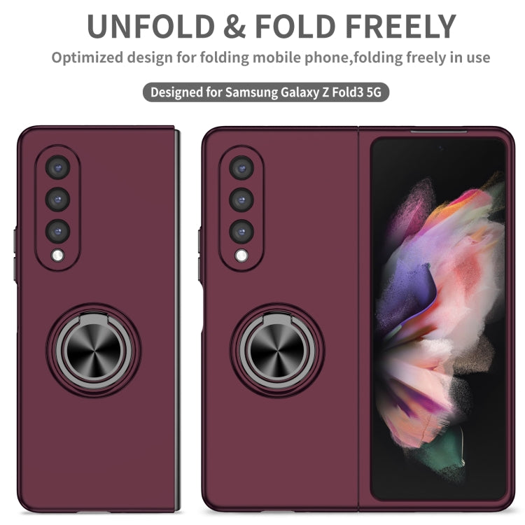 For Samsung Galaxy Z Fold4 Armor Ring Holder Phone Case