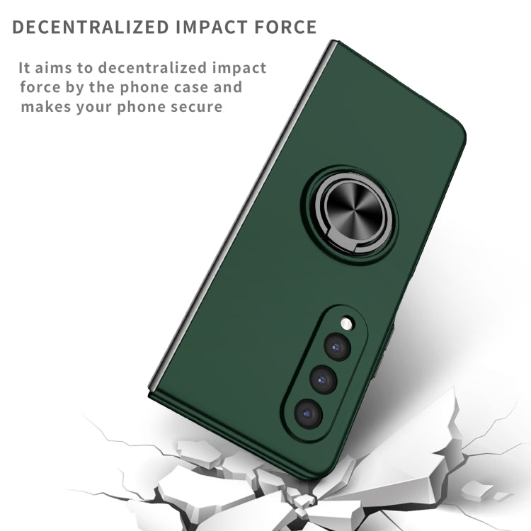 For Samsung Galaxy Z Fold4 Armor Ring Holder Phone Case