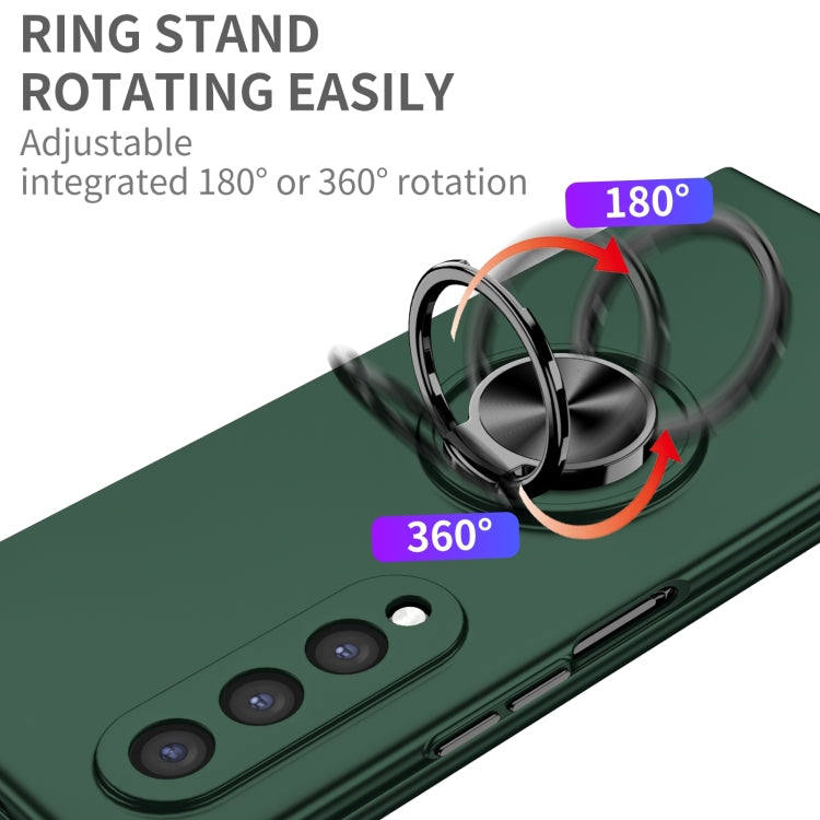 For Samsung Galaxy Z Fold4 Armor Ring Holder Phone Case