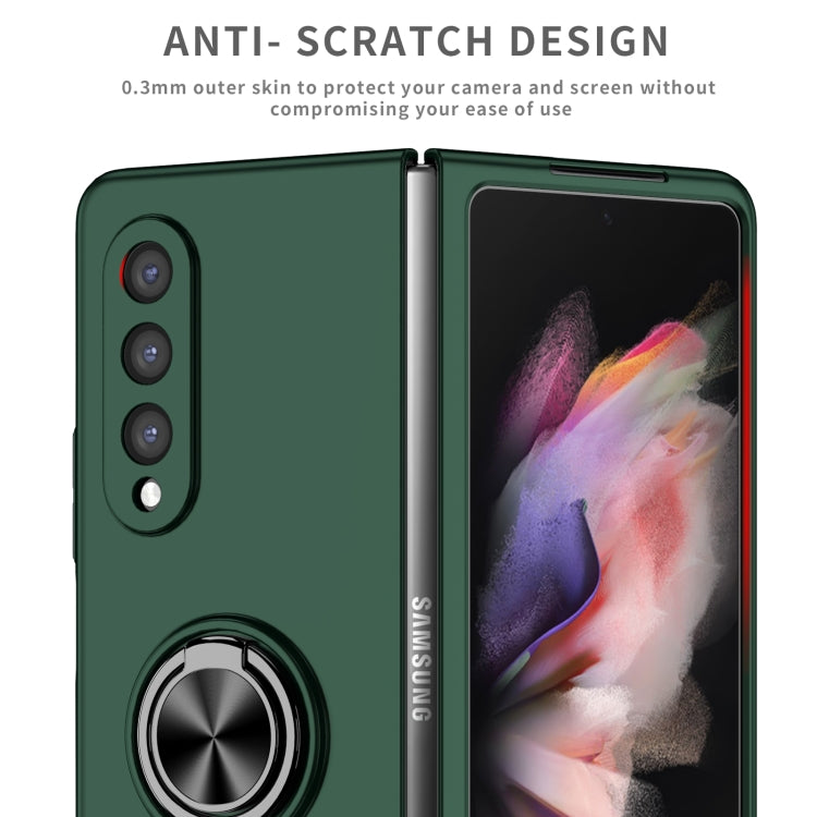 For Samsung Galaxy Z Fold4 Armor Ring Holder Phone Case