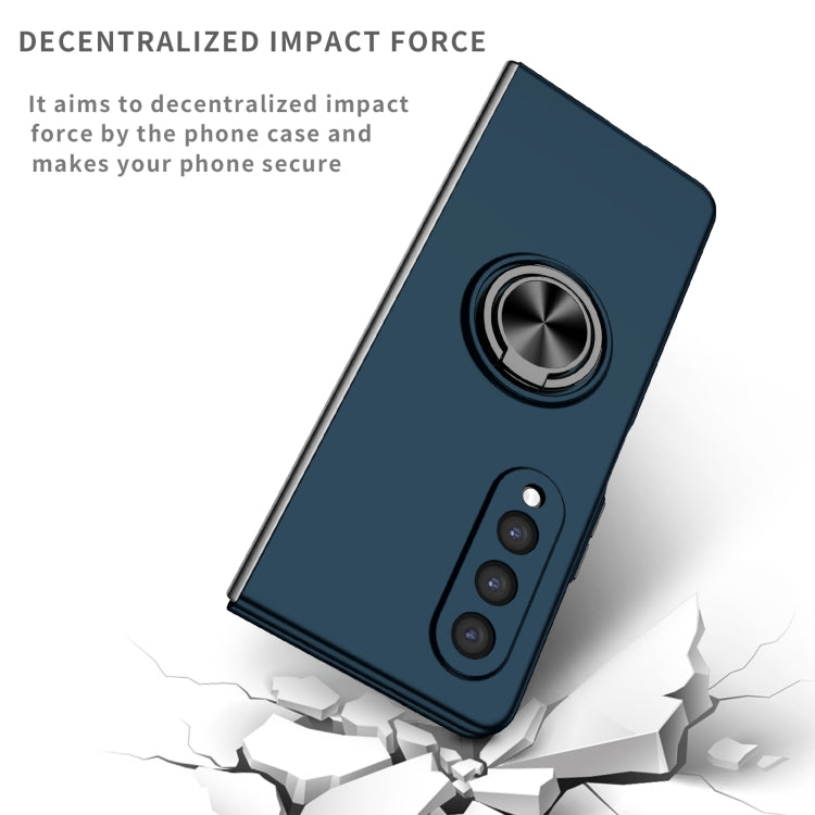 For Samsung Galaxy Z Fold4 Armor Ring Holder Phone Case