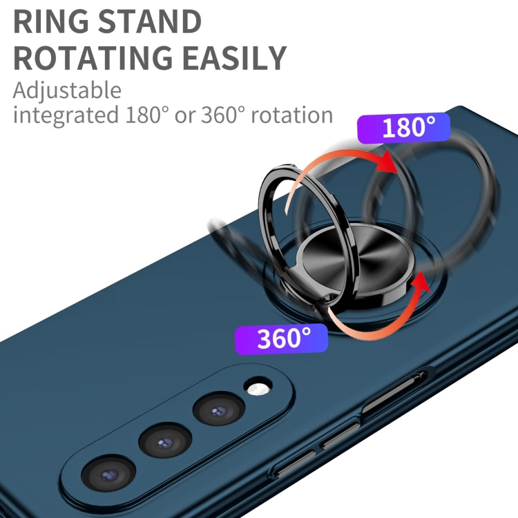 For Samsung Galaxy Z Fold4 Armor Ring Holder Phone Case