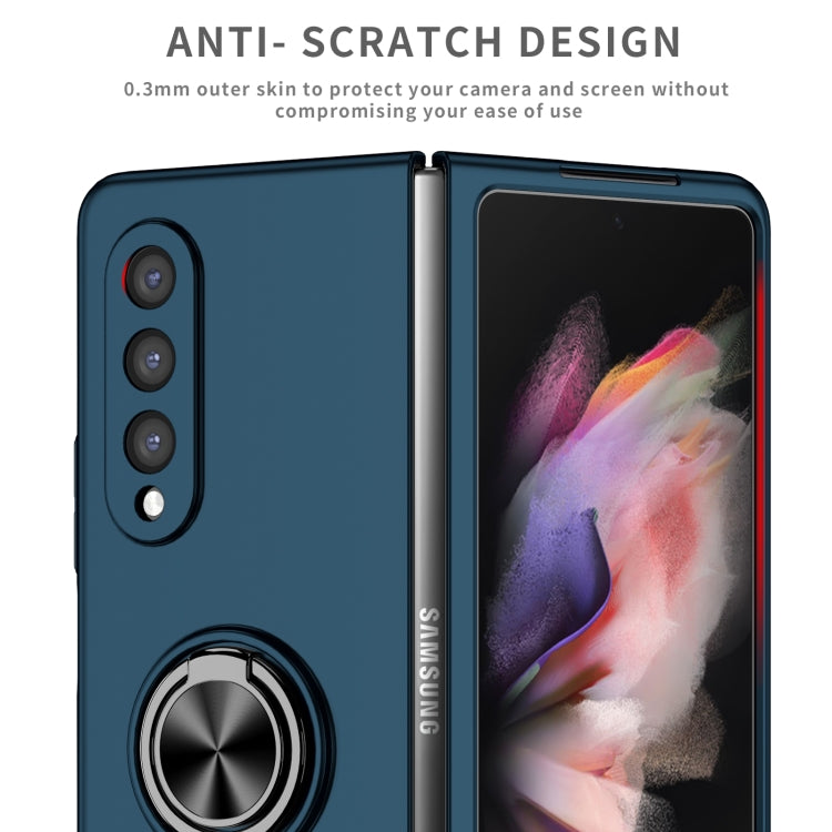For Samsung Galaxy Z Fold4 Armor Ring Holder Phone Case