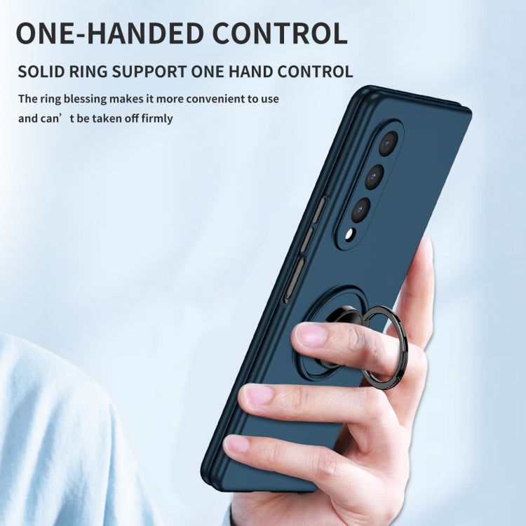 For Samsung Galaxy Z Fold4 Armor Ring Holder Phone Case