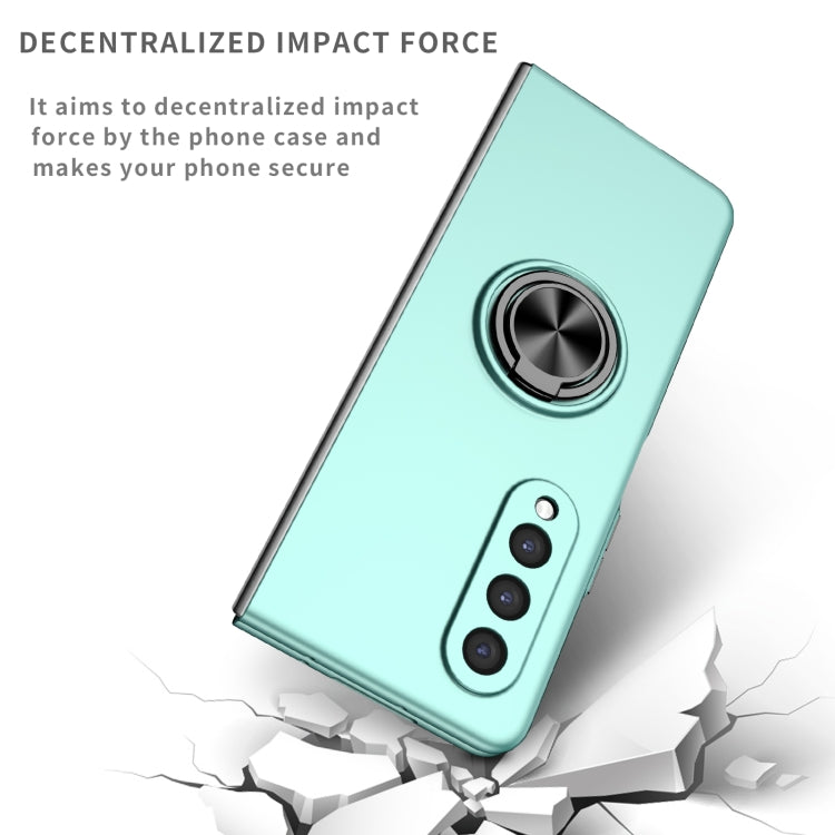 For Samsung Galaxy Z Fold4 Armor Ring Holder Phone Case