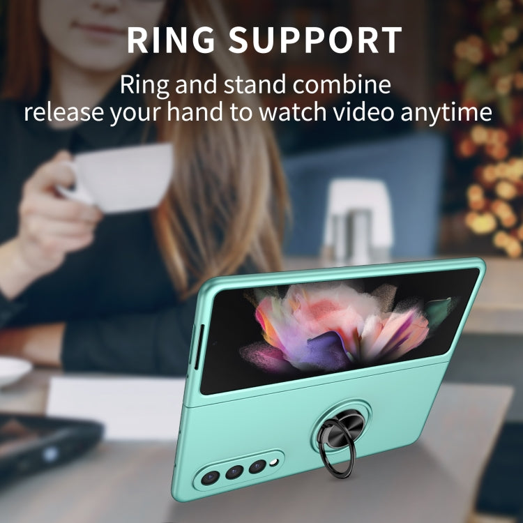 For Samsung Galaxy Z Fold4 Armor Ring Holder Phone Case