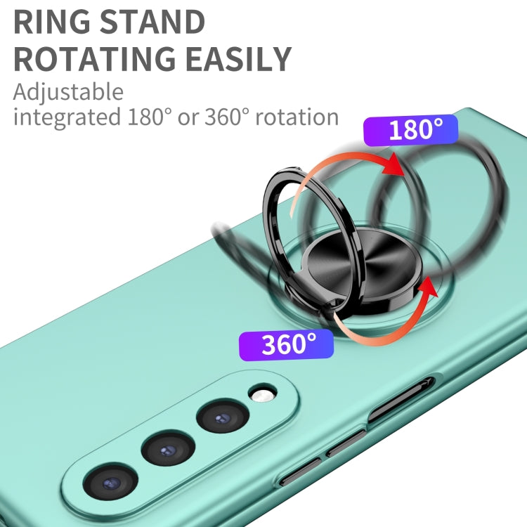 For Samsung Galaxy Z Fold4 Armor Ring Holder Phone Case