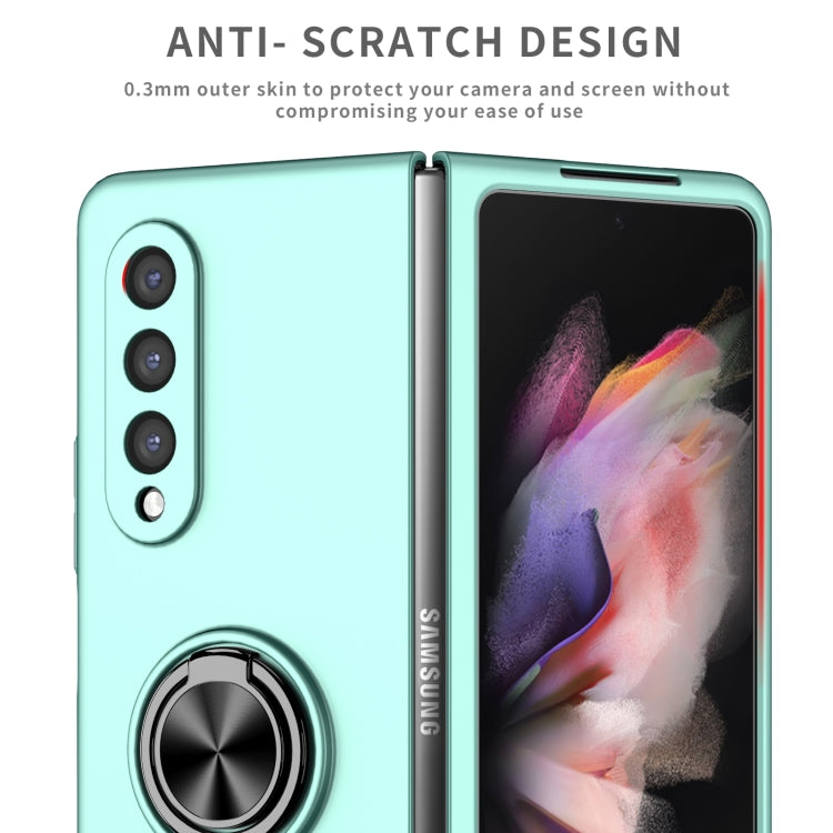 For Samsung Galaxy Z Fold4 Armor Ring Holder Phone Case