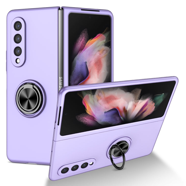 For Samsung Galaxy Z Fold4 Armor Ring Holder Phone Case