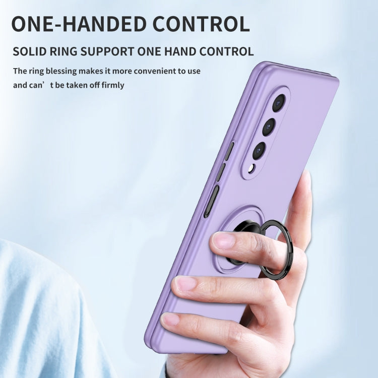 For Samsung Galaxy Z Fold4 Armor Ring Holder Phone Case