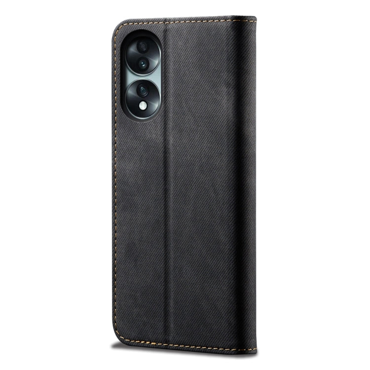 For Honor 70 Denim Texture Flip Leather Phone Case