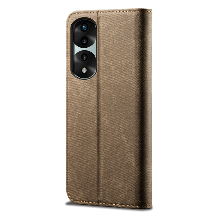 For Honor 70 Pro / 70 Pro+ Denim Texture Flip Leather Phone Case