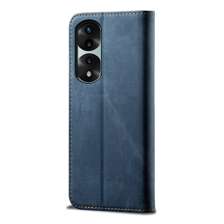 For Honor 70 Pro / 70 Pro+ Denim Texture Flip Leather Phone Case